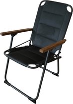 Human Comfort Ocana 3D Mesh Regular Klapstoel - Camping klapstoel opvouwbaar - Grijs