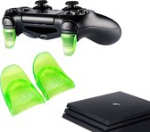 Gadgetpoint | Gaming Triggers | Trigger Stops Buttons | R2 - L2 | Accessoires geschikt voor Playstation 4 - PS4 | Groen