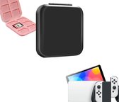 Gadgetpoint | Cassettehouder | Spelhouder | Opberg box | Cassette box | Accessoires geschikt voor Nintendo Switch | Zwart