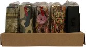 Raw metal paper cases ks mixed display of 30