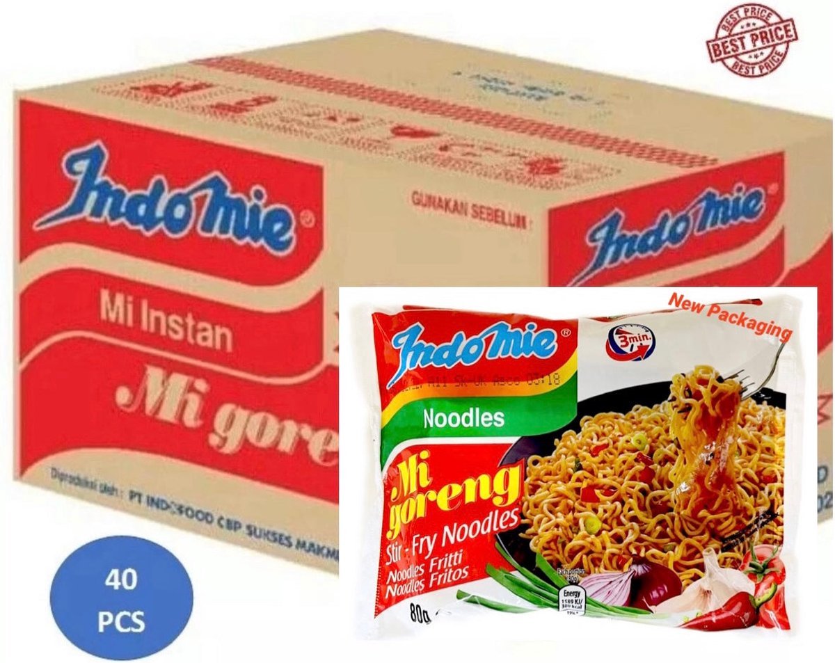 Indomie - Noedels 5x75 gram - Mi Goreng- doos 8 stuks