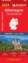 Cartes nationales Michelin - Carte routière Michelin 718 Allemagne 2024