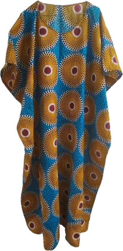 Kaftan Maxi Jurk voor Feest Strand en Buiten. Lange Summers Jurk Orientaal Afrikaanse. bol