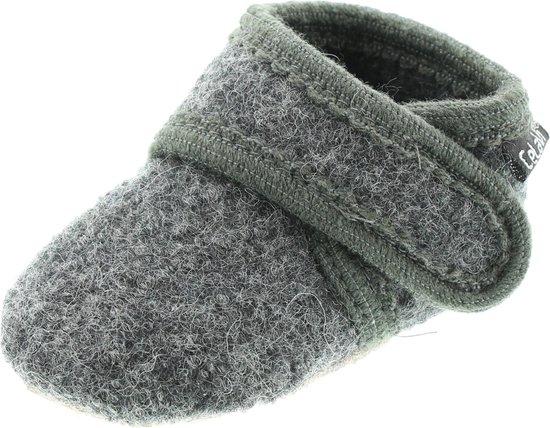 Celavi Kinder / Baby Schuhe Baby Wool Slippers Deep Stone Grey-17/18