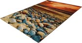 Lalee Summer - Vloerkleed - Outdoor indoor- Buitengebruik - Flatwave - tuin -sunset kleed - strand Tapijt - rotsen Karpet - 120x170 cm- multi terra