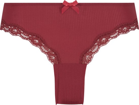 Hunkemöller Dames Lingerie Brazilian Lola - Rood - maat S