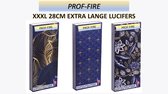 Prof-Fire - 210 Allumettes EXTRA Longues 28 cm - XXXL - TOP !!- 3 Cartons de 70 pièces - Qualité Fire-Up