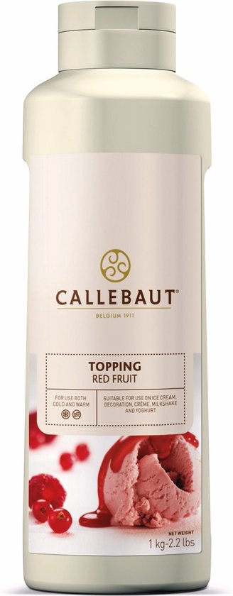 Callebaut Topping -Rode Bes & Framboos- 1kg