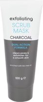 Houtskool Gezichts scrub- Charcoal Facial scrub - Peel-off - Normale huid - Reiniging - mee eters - Gezichtsscrub