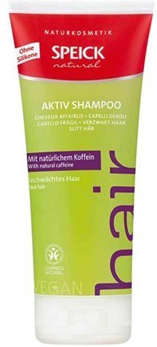 Speick Natural Aktiv Shampoo Caffeine - 6x200ml - Voordeelverpakking