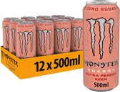Monster Energy Ultra Peachy Keen 12 x 500ml / Inclusief Statiegeld