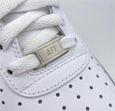 Sneaker Tags Mat Zilver Geschikt Voor AF1 | Metaal | Schoenaccessoires - Schoenveters - Lace Locks