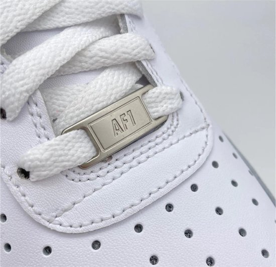 Étiquettes AF1 Sneaker Argent mat | Métal | Accessoires pour chaussures - Lacets