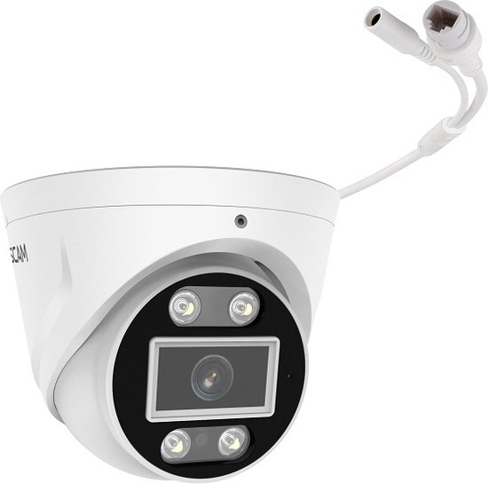 Foscam T8EP Beveiligingscamera - UHD - PoE IP camera - Geluid en lichtalarm - Wit van Foscam — afbeelding 3