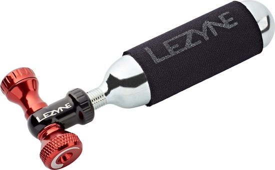 Lezyne Control Drive Co2-pomp 25g, rood/zwart — afbeelding 5