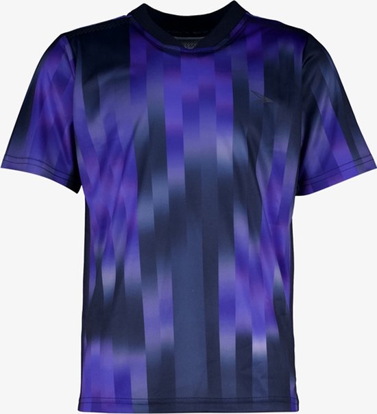Dutchy Dry kinder voetbal T-shirt met print blauw - Maat 116