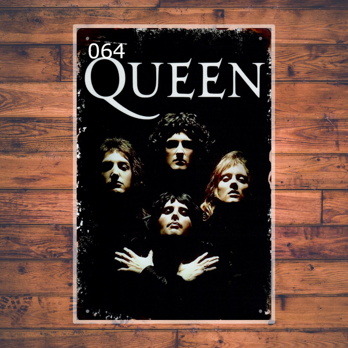 Wandbordje Queen band muziek