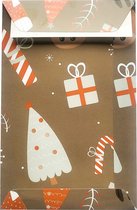 Cadeauzakje- Holiday Fever Paper Gift Bags - Rudolphs's Gifts - 95 x 145 mm