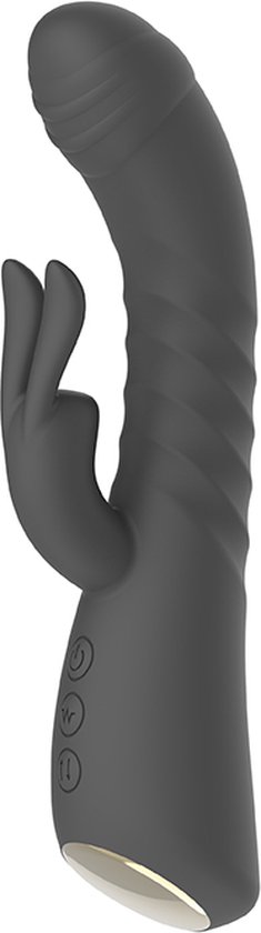 vibromasseur rabbit de luxe Playbird - Royal Rabbit - poussée - chauffé - réaliste - vibromasseur lapin de  luxe -