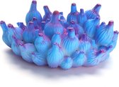 Nobleza Coral fluorescent - Plante d'aquarium - Fausse plante - plant de caoutchouc - Décoration d'aquarium - Décoration d'aquarium - Blauw