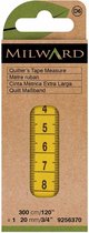 Milward meetlint 300 cm - geel - naaimachine accessoire - 20 mm