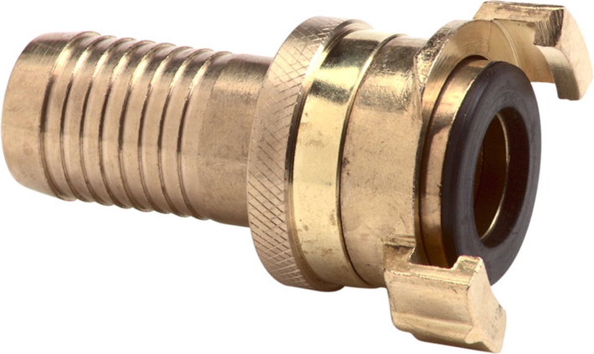 Geka Koppeling met Slangtule 19mm (nastelbaar) - Messing - NBR