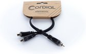 Cordial EY 0.3 CEE Y-Adapterkabel 0,3 m - Insert kabel