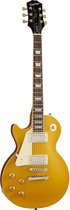 Epiphone Les Paul Standard '50s Metallic Gold Lefthand - Elektrische gitaar voor linkshandigen
