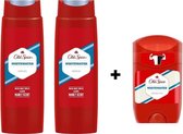 Old Spice Whitewater Set - 2 x Douchegel & 1 x Deo Stick
