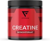 Creatine Monohydrate - Fitrium - 300 gram - Poeder - smaaklos - Lost uitstekend op in vloeistof