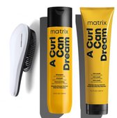 Matrix - A Curl Can Dream - Shampooing + Masque + Brosse Démêlante KG - Set Cheveux Bouclés