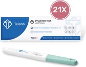 Telano Ovulatietest Midstream Gevoelig 19 testen - Gratis Zwangerschapstest - Ovulatietestset