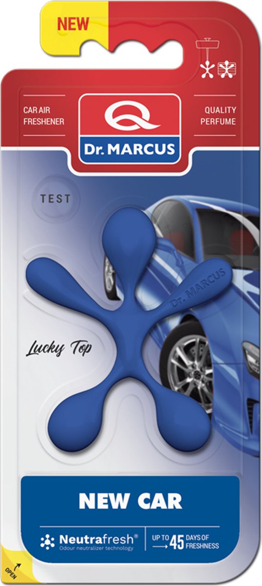 Goedkoopste Dr. Marcus Lucky Top New Car Luchtverfrisser - Neutrafresh Technologie - Langdurige Geurverspreiding - Autogeurtje