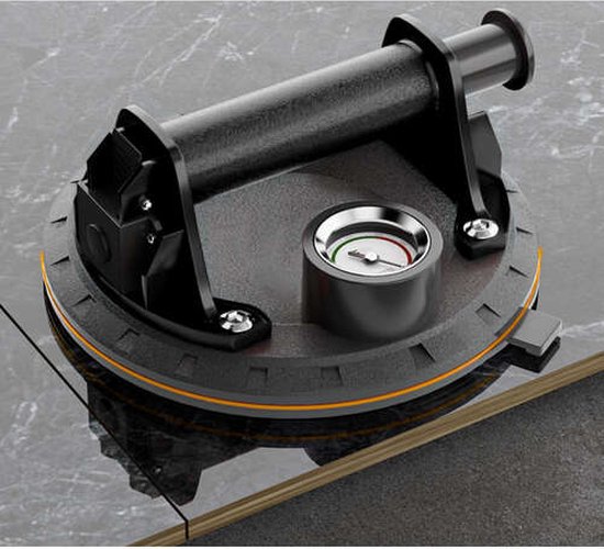 Vacuümzuiger 8 Inch 200kg Draagkracht Tegels Marmer Vacuümzuiger 8 Inch - Til Tot 200 Kg | Voor Glas, Marmer En Tegels | Met Draagkoffer Tegellift Voor Glas Marmer Tegels