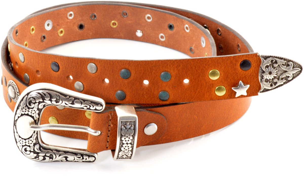 Dames Riem Galaxy Cognac leer