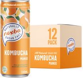 Nexba Kombucha mango 12 blikjes x 33 cl