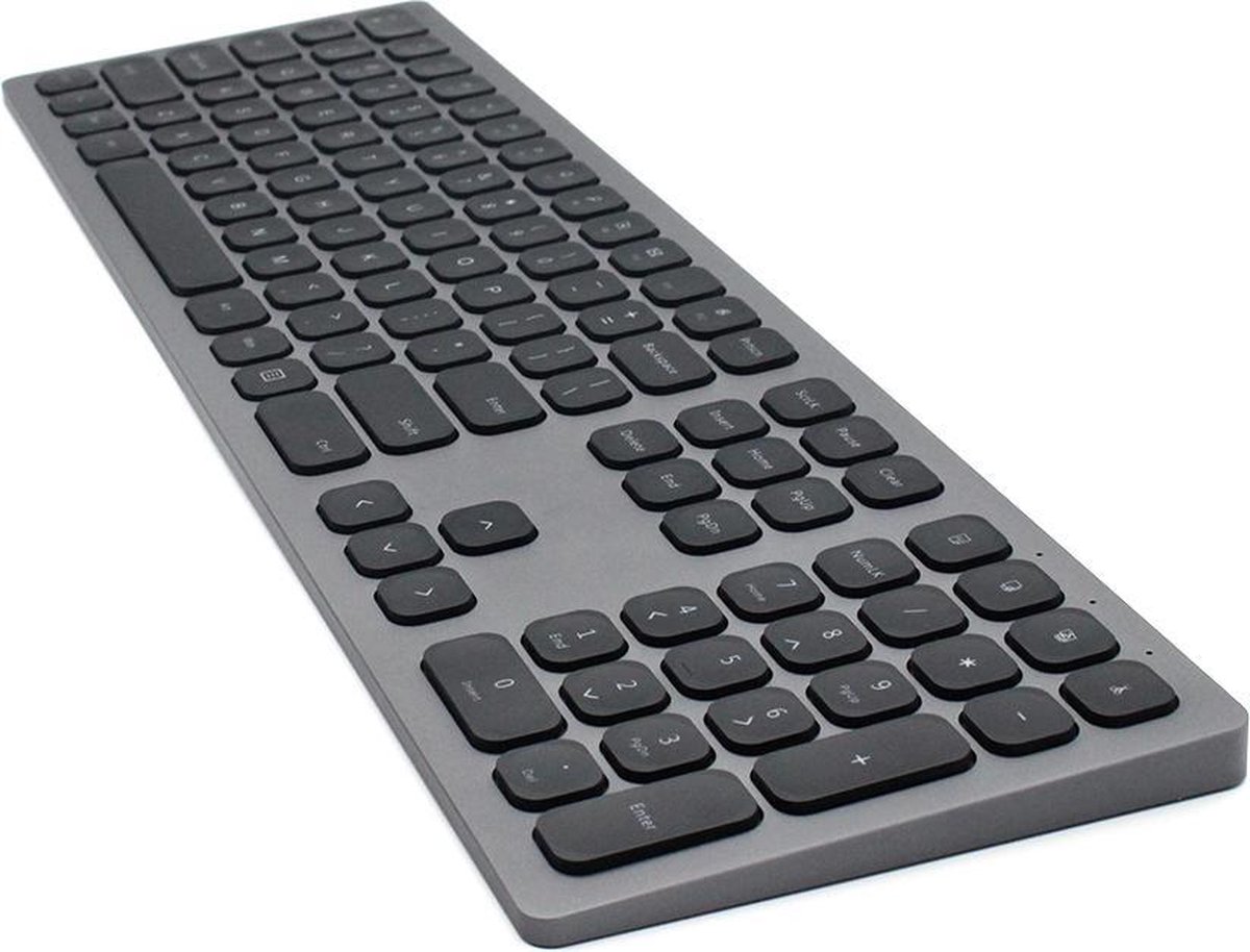 Toetsenbord Pro draadloos ABS kunststof aluminium USB-C accu oplaadbaar scissor toetsen