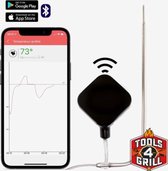 Tools4grill draadloze vlees - bbq - thermometer Bluetooth - Nederlandstalige app