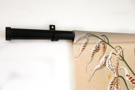 Wandkleed - Wanddoek - Orchidee - Ernst Haeckel - 60x90 cm - Wandtapijt - Afbeelding 3