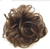 Messy hair bun scrunchie Curly Haar Wrap Extension knot