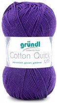 865-109 Cotton Quick Uni 10x50 gram paars blauw