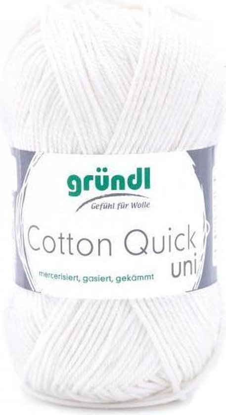 865-101 Cotton Quick Uni 10x50 gram gebroken wit