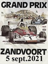 Houten tekstbord Grand Prix Zandvoort 5 september 2021 - cadeau formule 1 fans - cadeau man - cadeau verjaardag