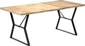 Eettafel massief mangohout 180x90x76 cm