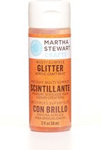 Martha Stewart - Verf 59ml glitter Orange sorbet