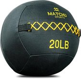 Matchu Sports - Wall ball - Medicine ball - 20 LBS - Zwart