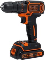 Black & Decker BDCDC18K1B-QW Accuboormachine 18V + 2 batterijen + koffer