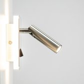 Straluma Vierkante LED wandlamp met verstelbare spot