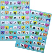 Shape Stickers 112 stuks “Honden & Katten"