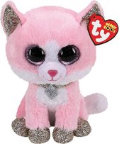 Ty - Knuffel - Beanie Boos - Fiona Pink Cat - 15cm